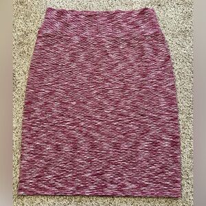 XL LuLaRoe Cassie Skirt Red Tweed